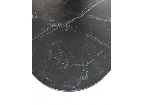 Стол AVOLA 180 MATT BLACK MARBLE SOLID CERAMIC / BLACK в Набережных Челнах