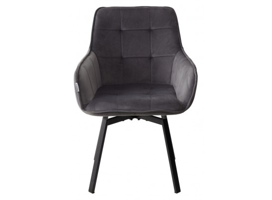 Стул MAVERICK 360 град. поворот. BLUVEL-14 GREY/ черный каркас, в Набережных Челнах