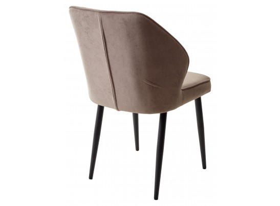 Стул VENA, цвет B5 Капучино, велюр/ черный каркас в Набережных Челнах