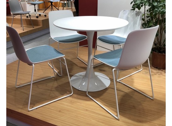 Стол COLUMN T631 WHITE D80 в Набережных Челнах Стол COLUMN T631 WHITE D80 в Набережных Челнах