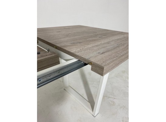 Стол ЛОФТ 138 Дуб Анкона/ Белый в Набережных Челнах