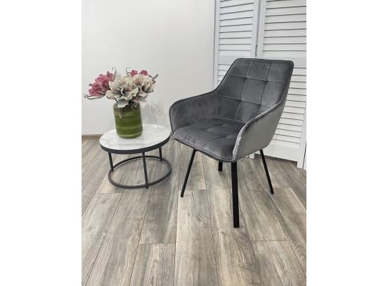 Стул MAVERICK 360 град. поворот. BLUVEL-14 GREY/ черный каркас, в Набережных Челнах