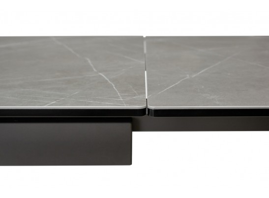 Стол ALTO 160 KL-136 Серый мрамор матовый, итальянская керамика/ GREY1 каркас в Набережных Челнах