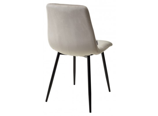 Стул CHILLI G062-37 серый шелк, велюр / черный каркас в Набережных Челнах