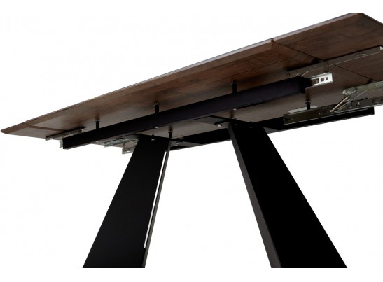 Стол Купер 160 ОБСИДИАН САТИНАТ, стекло / ЧЕРНЫЙ в Набережных Челнах