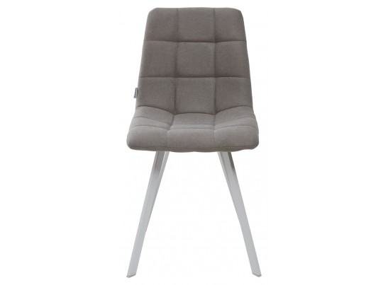 Стул CHILLI SQUARE UF860-08B серый, ткань / белый каркас в Набережных Челнах
