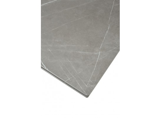 Стол ALTO 160 KL-136 Серый мрамор матовый, итальянская керамика/ GREY1 каркас в Набережных Челнах