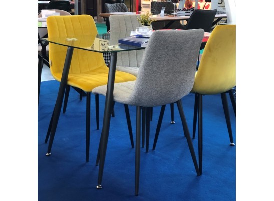 Стул DUBLIN G108-22 золотая осина/ черный каркас, велюр в Набережных Челнах