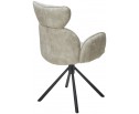 Стул VARDY 360 град.поворот. Brego-31 Бежевый, ткань/ 7525-01 Бежевый, велюр/Черный, ®DISAUR