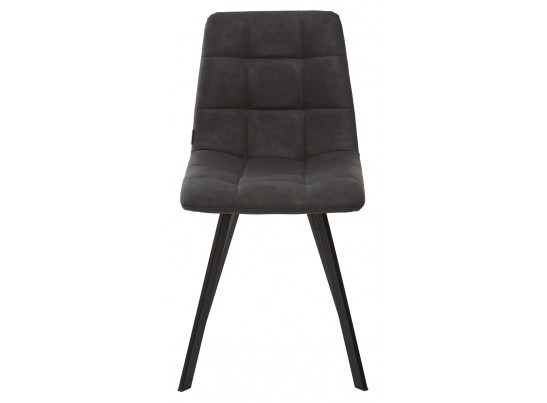 Стул CHILLI SQUARE RU-08 антрацит, PU / черный каркас в Набережных Челнах Стул CHILLI SQUARE RU-08 антрацит, PU / черный каркас в Набережных Челнах