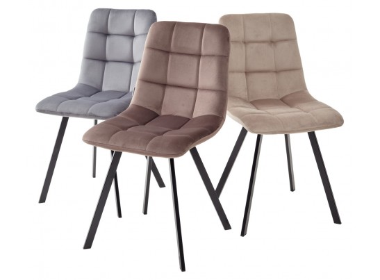 Стул CHILLI SQUARE BLUVEL-38 LATTE, велюр в Набережных Челнах Стул CHILLI SQUARE BLUVEL-38 LATTE, велюр в Набережных Челнах