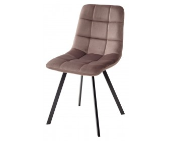 Стул CHILLI SQUARE BLUVEL-38 LATTE, велюр  Стул CHILLI SQUARE BLUVEL-38 LATTE, велюр