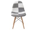 Стул MODERN-623C PATCHWORK-BW, ткань в Набережных Челнах