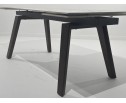 Стол БЭТИС (BETIS) 180 цвет МРАМОР (MATTE GILDED WHITE SOLID CERAMIC) / Орех (WALNUT), ®DISAUR в Набережных Челнах