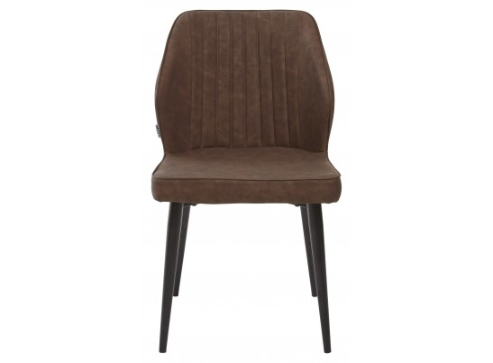Стул SEATTLE RU-05 шоколадный, экокожа / черный каркас в Набережных Челнах