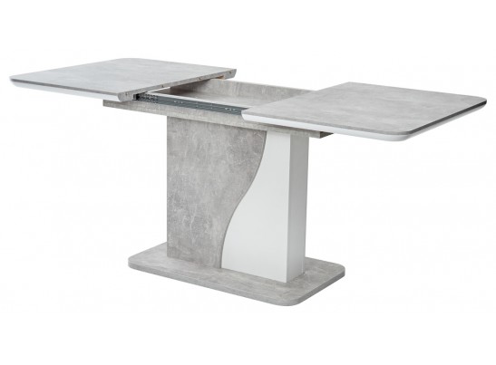 Стол SIRIUS 120 Бетон/ Белый в Набережных Челнах