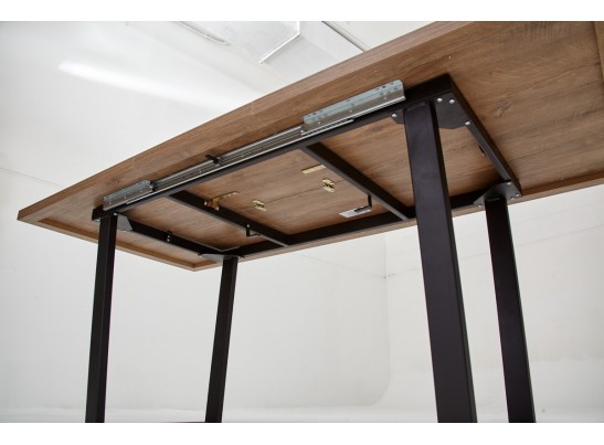 Стол ЛОФТ 138 Дуб Канзас/ Черный в Набережных Челнах