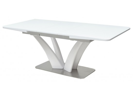 Стол FREYA 160 WHITE GLASS белый глянец в Набережных Челнах Стол FREYA 160 WHITE GLASS белый глянец в Набережных Челнах