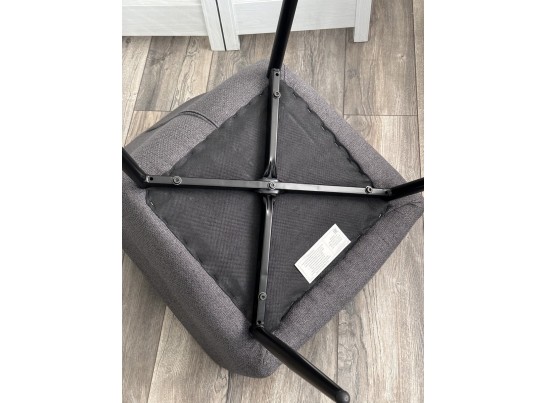 Стул NOVARA Barrel-09 Бежевый, ткань / черный каркас / Товарный знак DISAUR в Набережных Челнах