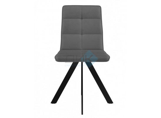 Стул BRONX, 360 град. поворот. B28 Темно-серый, велюр / черный каркас, в Набережных Челнах Стул BRONX, 360 град. поворот. B28 Темно-серый, велюр / черный каркас, в Набережных Челнах