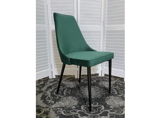 Стул NEPAL-P ЗЕЛЕНЫЙ #19, велюр/ черный каркас в Набережных Челнах