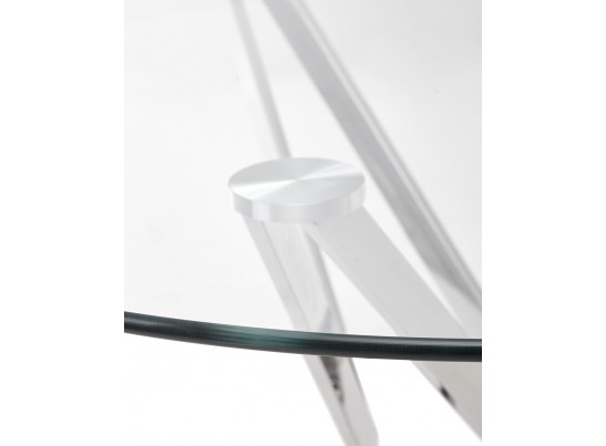 Стол RIGA D90 прозрачный в Набережных Челнах