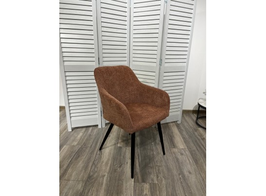 Стул BRANDY WZ2042-08 бронзовый фактурный велюр/ черный каркас в Набережных Челнах Стул BRANDY WZ2042-08 бронзовый фактурный велюр/ черный каркас в Набережных Челнах