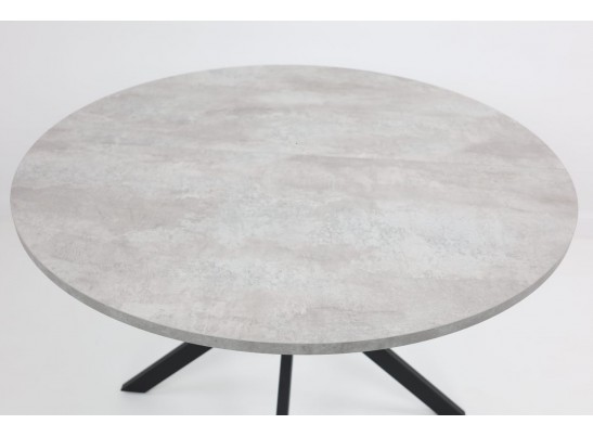 Стол ВЕГА D110 раскладной Цемент /черный каркас в Набережных Челнах