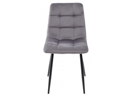Стул CHILLI G062-40 серый, велюр / черный каркас в Набережных Челнах