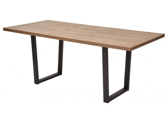 Стол ЛОФТ 138 Дуб Канзас/ Черный в Набережных Челнах