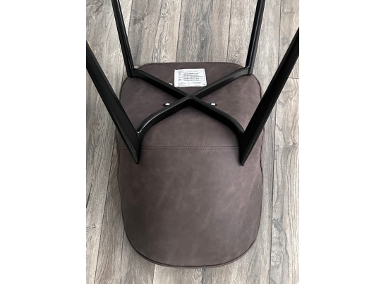 Стул КЛОД, цвет Kiprus-04 Коричневый, искусственная замша / черный каркас в Набережных Челнах