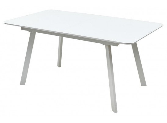 Стол ARUBA 160 WHITE/cупер белое глянцевое стекло в Набережных Челнах