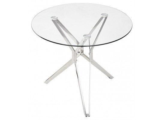 Стол RIGA D90 прозрачный в Набережных Челнах