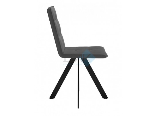 Стул BRONX, 360 град. поворот. B28 Темно-серый, велюр / черный каркас, в Набережных Челнах Стул BRONX, 360 град. поворот. B28 Темно-серый, велюр / черный каркас, в Набережных Челнах