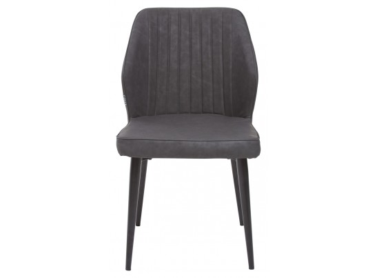 Стул SEATTLE RU-07 серая сталь, экокожа / черный каркас в Набережных Челнах