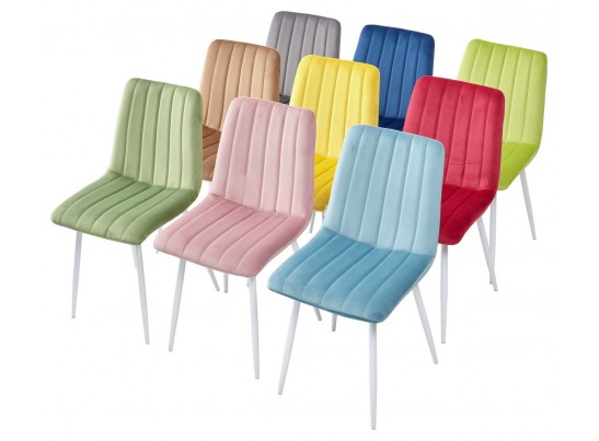 Стул DUBLIN G108-26 стебелек перца, велюр / белый каркас в Набережных Челнах