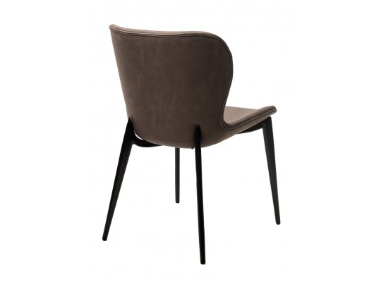 Стул КЛОД, цвет Kiprus-04 Коричневый, искусственная замша / черный каркас в Набережных Челнах