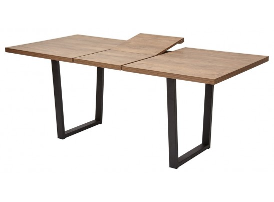 Стол ЛОФТ 138 Дуб Канзас/ Черный в Набережных Челнах