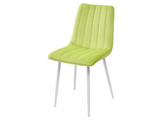 Стул DUBLIN G108-26 стебелек перца, велюр / белый каркас в Набережных Челнах