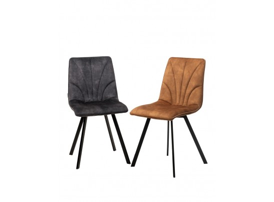 Стул ARFA VT5001-4 античный медный, велюр без "пальчикового" эффекта/ черный каркас в Набережных Челнах