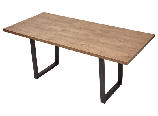 Стол ЛОФТ 138 Дуб Канзас/ Черный в Набережных Челнах
