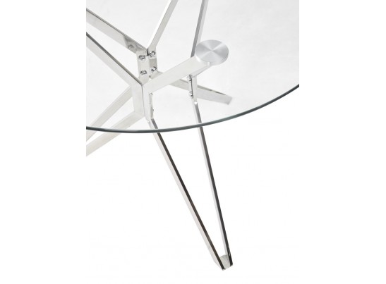 Стол RIGA D90 прозрачный в Набережных Челнах