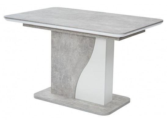 Стол SIRIUS 120 Бетон/ Белый в Набережных Челнах