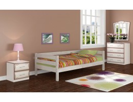 Кровать Bravo Глория Белый античный