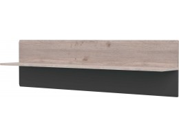 Полка навесная Бриз Дуб Нельсон/Смоки Софт/Дуб Ниагара