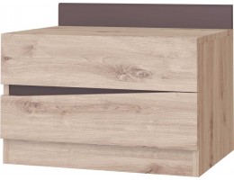 Тумба прикроватная Тиана Дуб Бонифаций/Вольфрам Тумба прикроватная Тиана Дуб Бонифаций/Вольфрам