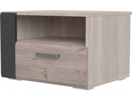 Тумба прикроватная Bravo Бриз Дуб Нельсон/Смоки Софт/Дуб Ниагара